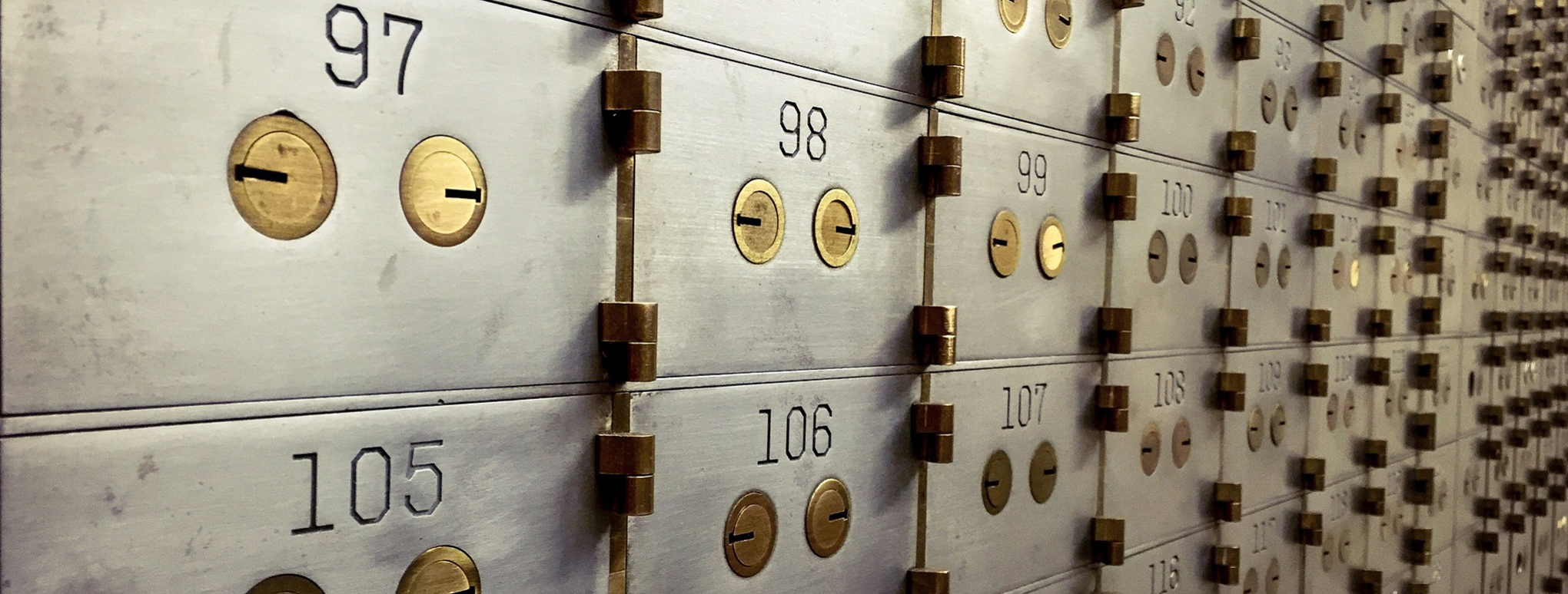 Wall of Many Safety Deposity Boxes | Freedom Bank MT